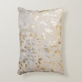 Goud Koeienhuid afdrukken Metallic plaat Magnetisc Accent Kussen (Voorkant(Verticaal))