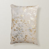 Goud Koeienhuid afdrukken Metallic plaat Magnetisc Accent Kussen (Achterkant (Verticaal))