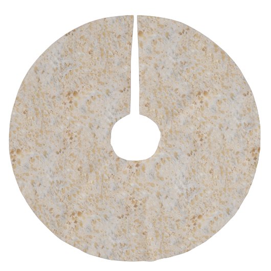 Goud Koeienhuid Metallic Western Modern Christmas Kerstboom Rok (Voorkant)