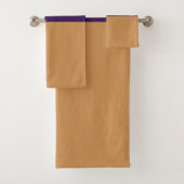 Goud & Konings Paarse Streep Bad Handdoek (Insitu)