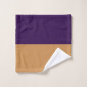 Goud & Konings Paarse Streep Bad Handdoek (Wasdoekje)