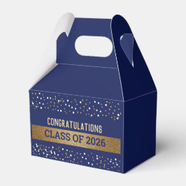 Goud Koninklijk blauw Afstudeerklas 2023 Bedankdoosjes