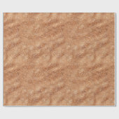 Goud Koper Glitter Luipaard Print Cadeaupapier (Vlak)