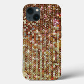 Goud kopersparkle-patroon Case-Mate iPhone case (Achterkant)