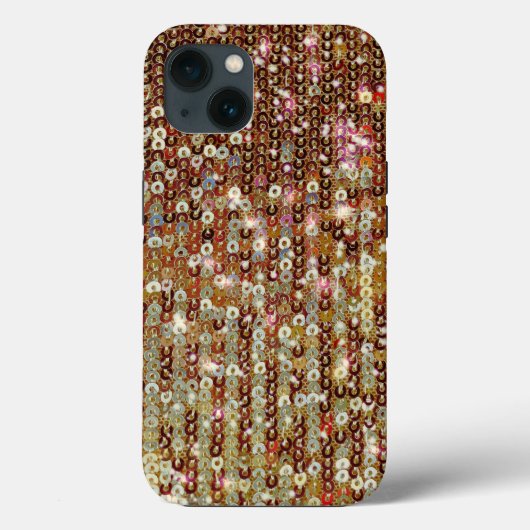 Goud kopersparkle-patroon Case-Mate iPhone case (Achterkant)