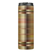 Goud & Koperstrepen Thermosbeker (Achterkant)