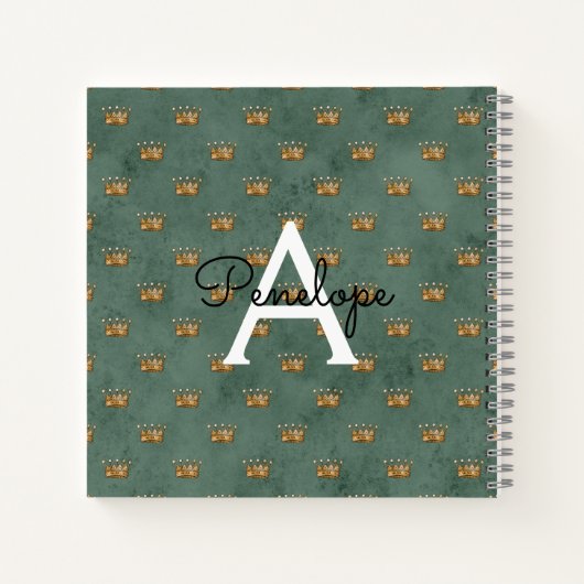 Goud kronen en Notitieboek voor ontvangst van gram (Achterkant)