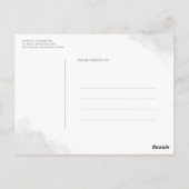 Goud Laat Groen Bewaar de Datum Briefkaart (Achterkant)