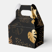 Goud laat print zwart Favoriet Box Bedankdoosjes (Achterkant)