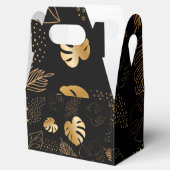 Goud laat print zwart Favoriet Box Bedankdoosjes (Geopend)