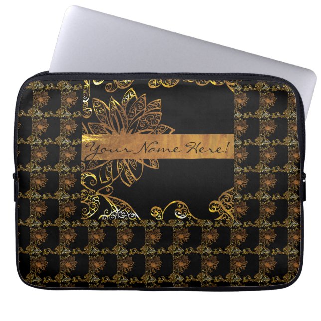 Goud Laptop Sleeve (Voorkant)
