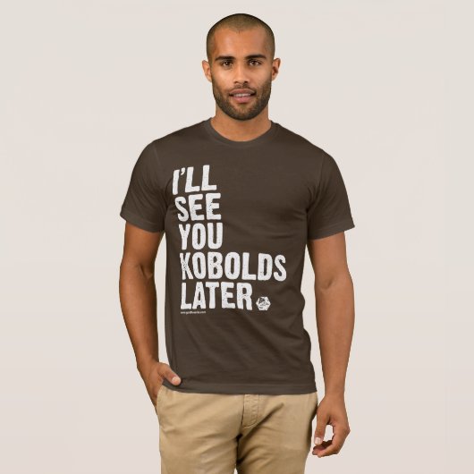GOUD: Later Kobolds T-shirt (Voorkant volledig)