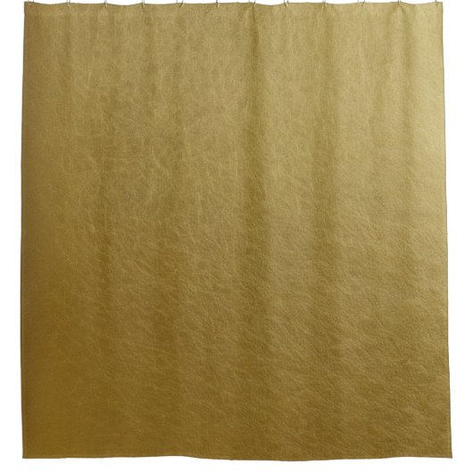 Goud lederen douchegordijn (Voorkant)