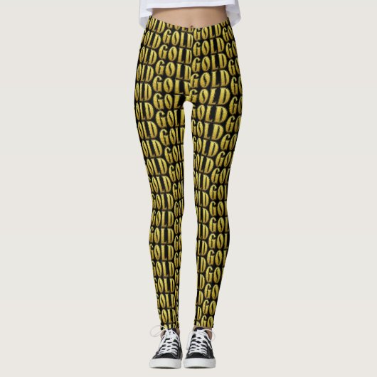 Goud Leggings (Voorkant)