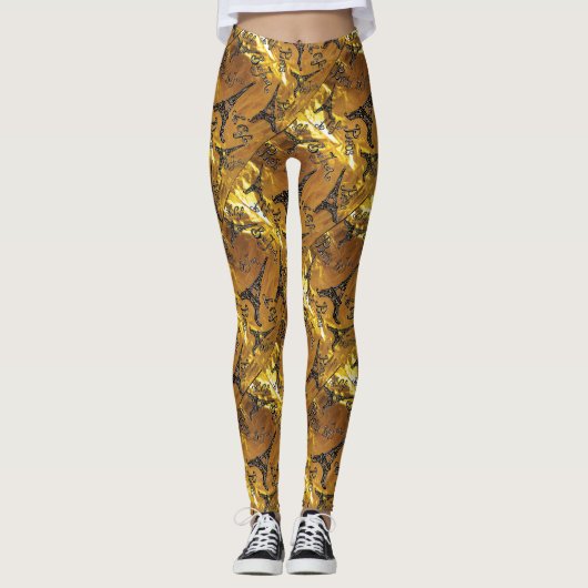 Goud Leggings (Voorkant)