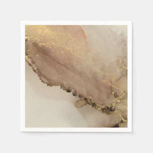 Goud Licht Marmer Servet
