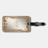 Goud Lijst Bagagelabel (Achterkant horizontaal)