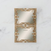 Goud  Lijst bedankkaart (Binnen)