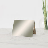 Goud  Lijst bedankkaart (Achterkant)