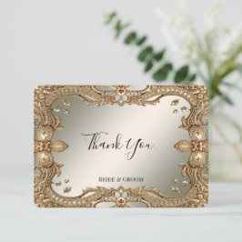 Goud Lijst bedankkaart