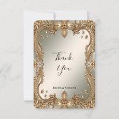 Goud  Lijst bedankkaart (Voorkant)