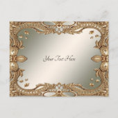 Goud  Lijst Briefkaart (Voorkant)