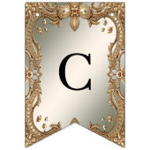 Goud Lijst Bunting Flag Vlaggetjes (Eerste vlag)