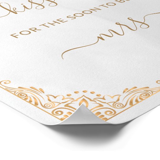 Goud Lijst  Cream Hoeveel kussen spel Poster (Hoek)