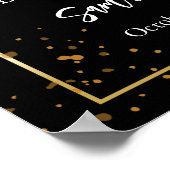 Goud Lijst Eenvoudig, gespeculeerd begrafenis Poster (Hoek)