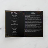 Goud Lijst Eenvoudig, gespeculeerd begrafenis Programma (Binnen)