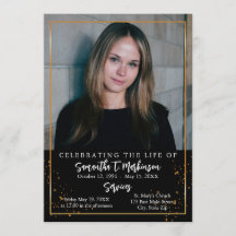 Goud Lijst Eenvoudig, gespeculeerd begrafenis