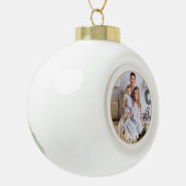 Goud Lijst Familie Foto Kerst Ornament (Links)