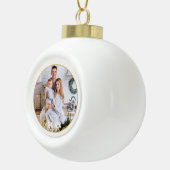 Goud Lijst Familie Foto Kerst Ornament (Rechts)