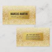 Goud Lijst | Golden Texture Background Visitekaartje (Voorkant / Achterkant)