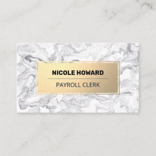 Goud Lijst   Marmeren ontwerp Visitekaartje