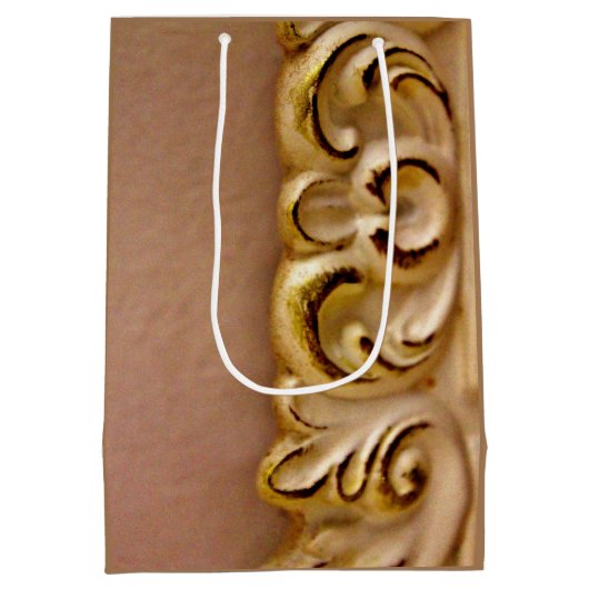 Goud Lijst Medium Cadeauzakje (Achterkant)