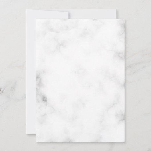 Goud Lijst met bloemen Save The Date (Achterkant)