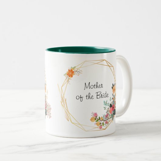 Goud Lijst Moeder van de Bruid Mok (Voorkant rechts)