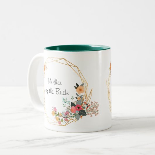 Goud Lijst Moeder van de Bruid Mok (Voorkant links)