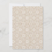 Goud Lijst Motif Nuestra Boda Spaans Bruiloft Kaart (Achterkant)