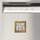 Goud Lijst Sjabloon Magneet (Insitu (Vaatwasser))
