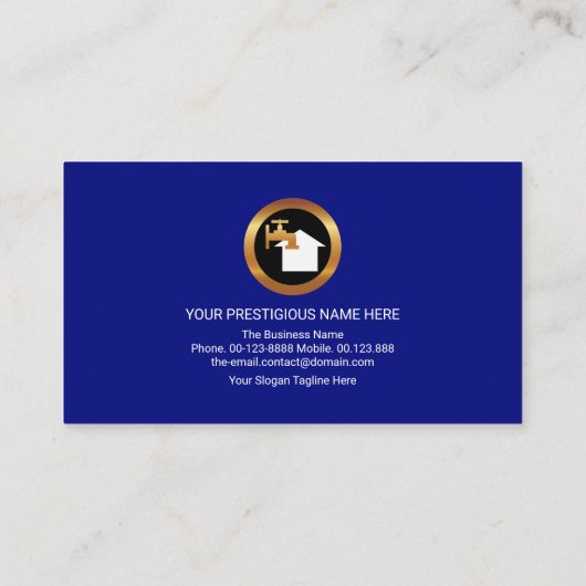 Goud-Lijst-stekelkoppen Visitekaartje (Achterkant)