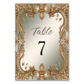 Goud  Lijst Tafelnummer (Voorkant)