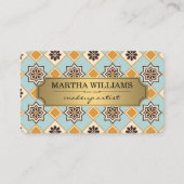 Goud Lijst |  tegelachtergrond Visitekaartje (Voorkant)