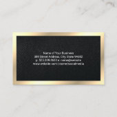 Goud Lijst | Vervaardiging naaimachine Visitekaartje (Achterkant)