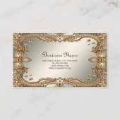 Goud  Lijst Visitekaartje (Achterkant)