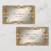 Goud  Lijst Visitekaartje (Voorkant / Achterkant)