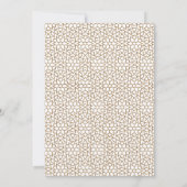 Goud Lijst  Wit Sweet Sixteen 16 Verjaardag Kaart (Achterkant)