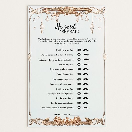 Goud Lijst zei hij dat ze Vrijgezellenfeest spel z