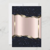 Goud Lijst, zwart Roos Gold Retirement Kaart (Achterkant)